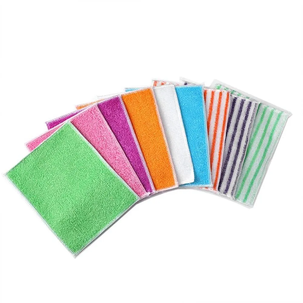 Bamboo Fiber Dish Towel 5 Pcs Set