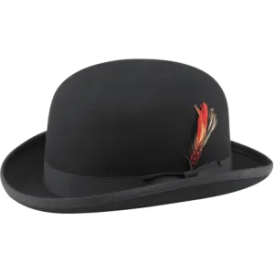 Black Classic Derby Hat
