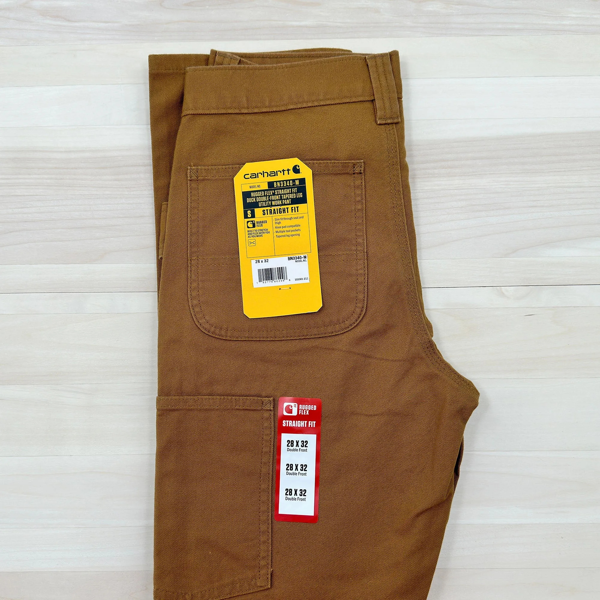 Carhartt Rugged Flex Relaxed Fit Duck Double Front Utility Work Pants 28x32