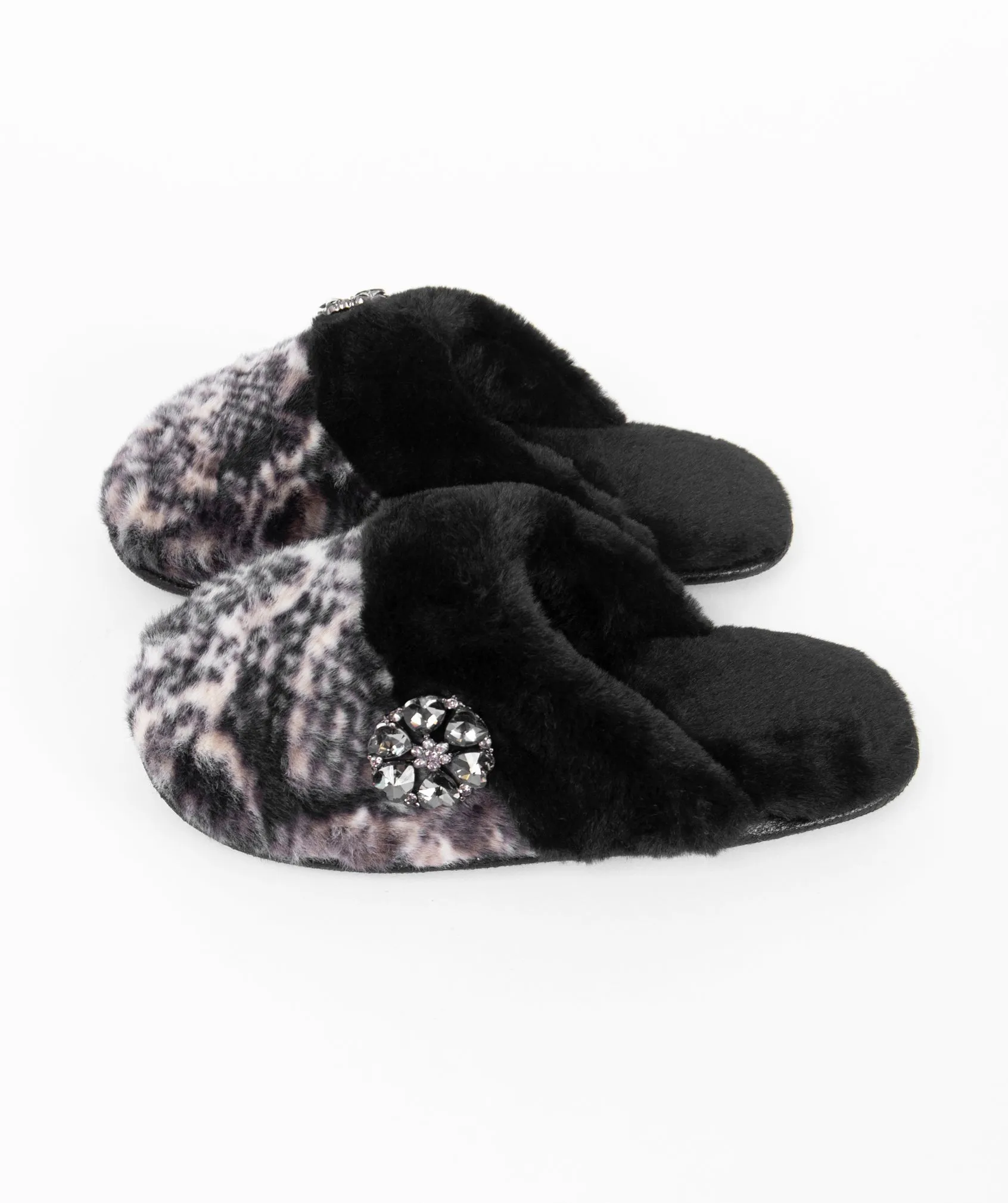 Carmen Slippers - Grey