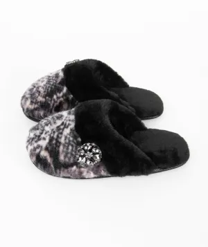 Carmen Slippers - Grey