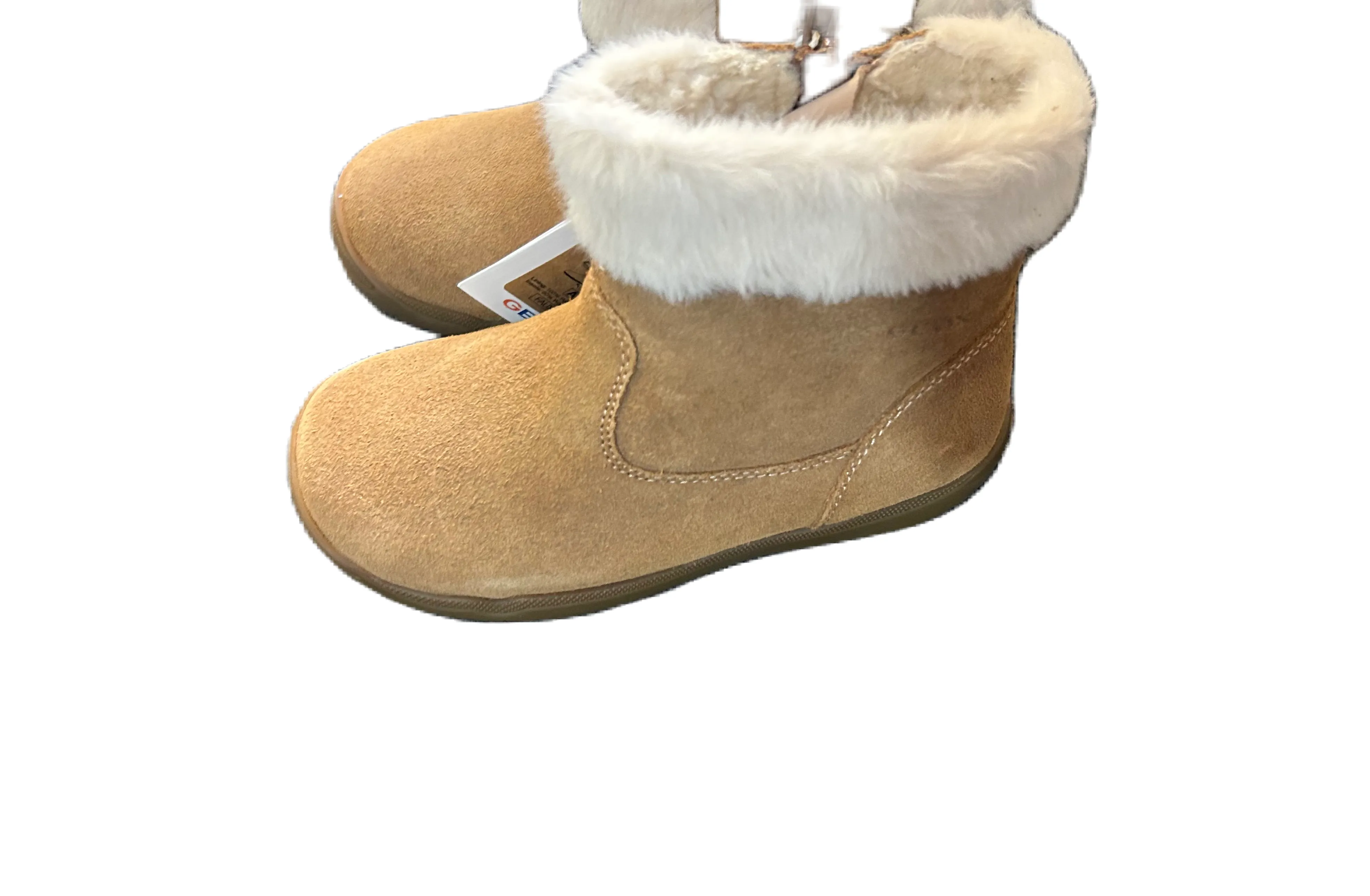 Geox B macchia tan suede boot