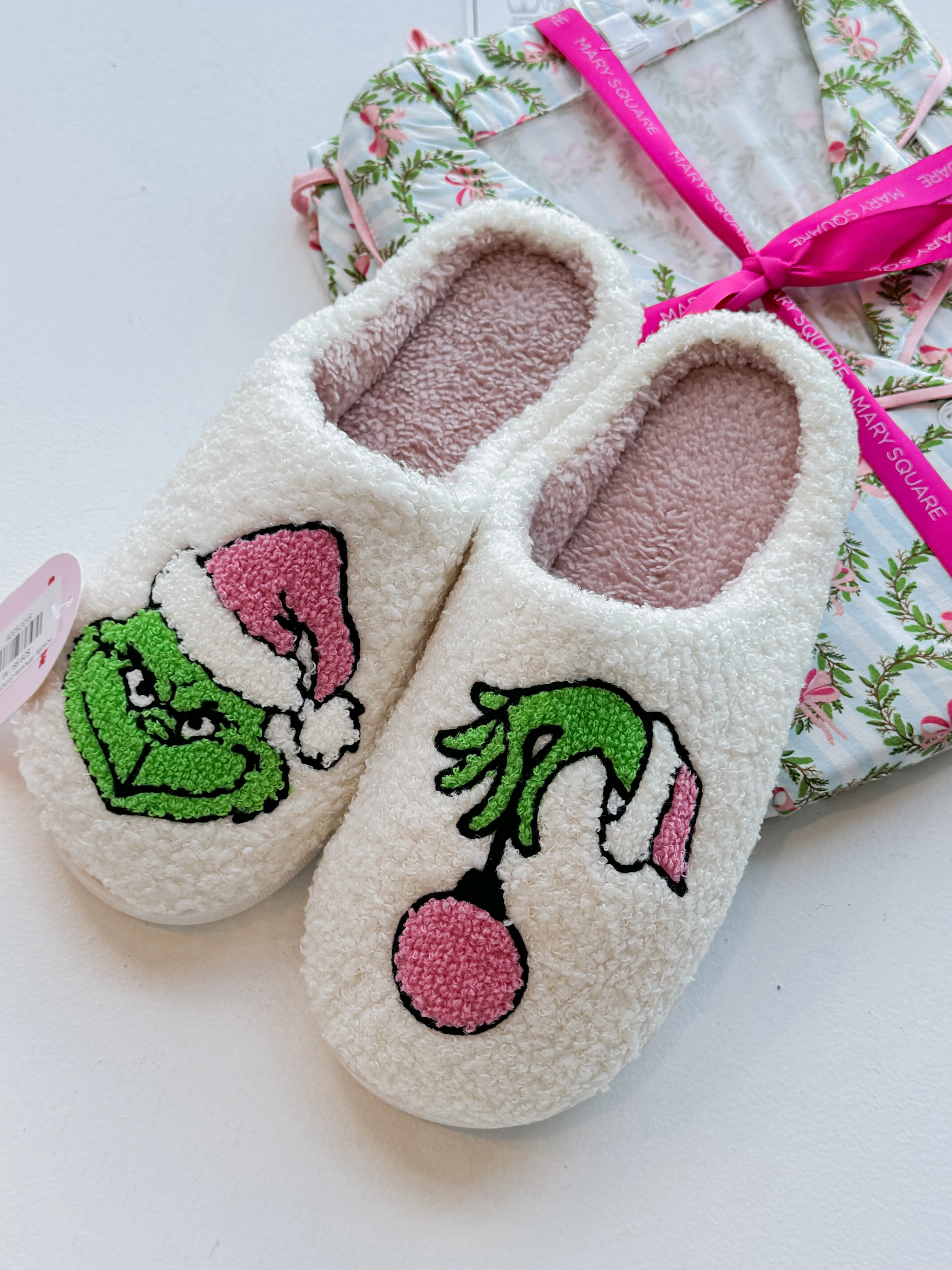 Holiday Whoville Grinch Slippers