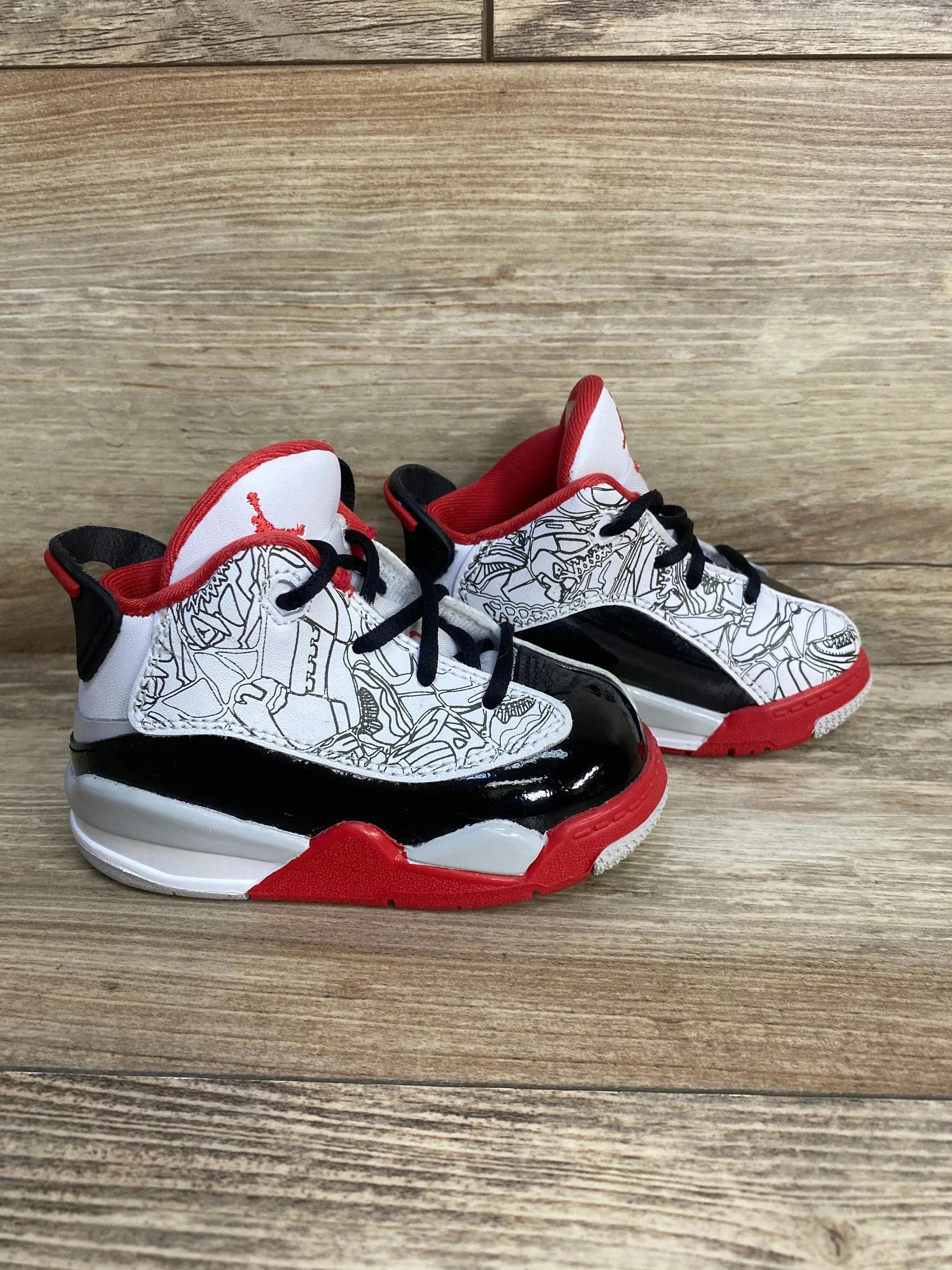 Jordan Dub Zero TD 'Varsity Red' Sneakers sz 5c