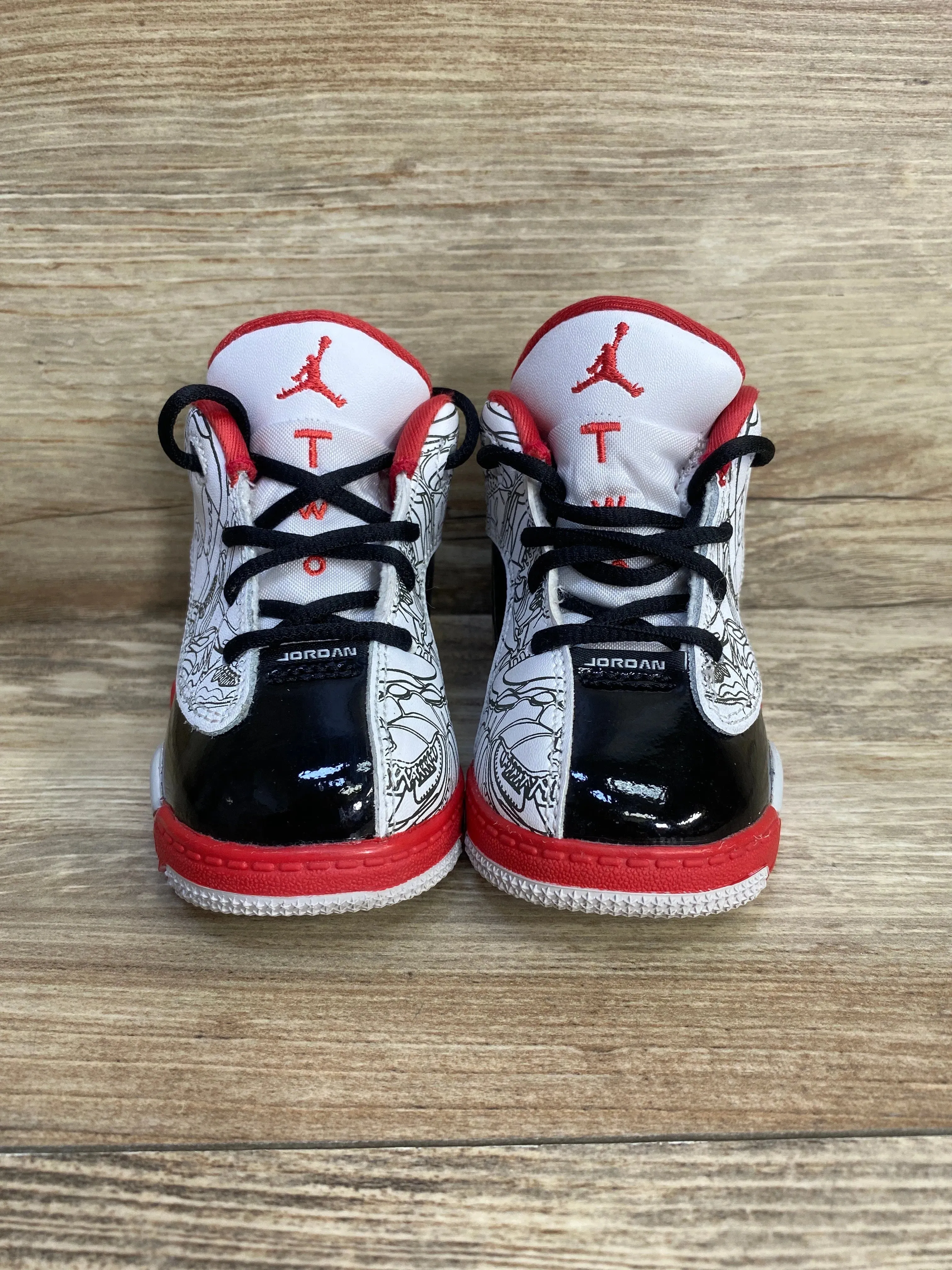 Jordan Dub Zero TD 'Varsity Red' Sneakers sz 5c