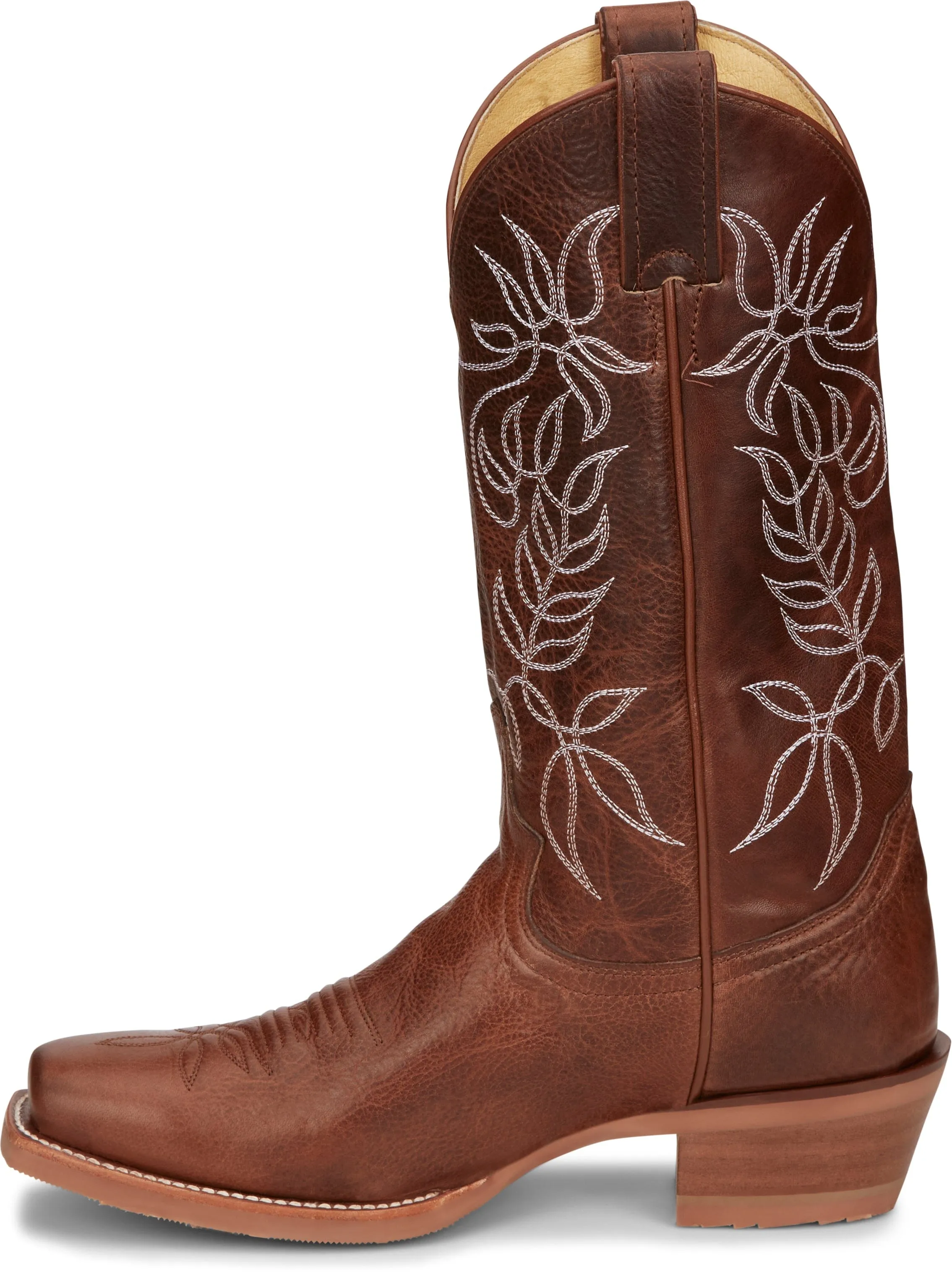 Justin Women's Vickery Brown Western Cowgirl Boots CJ4010