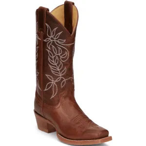Justin Women's Vickery Brown Western Cowgirl Boots CJ4010