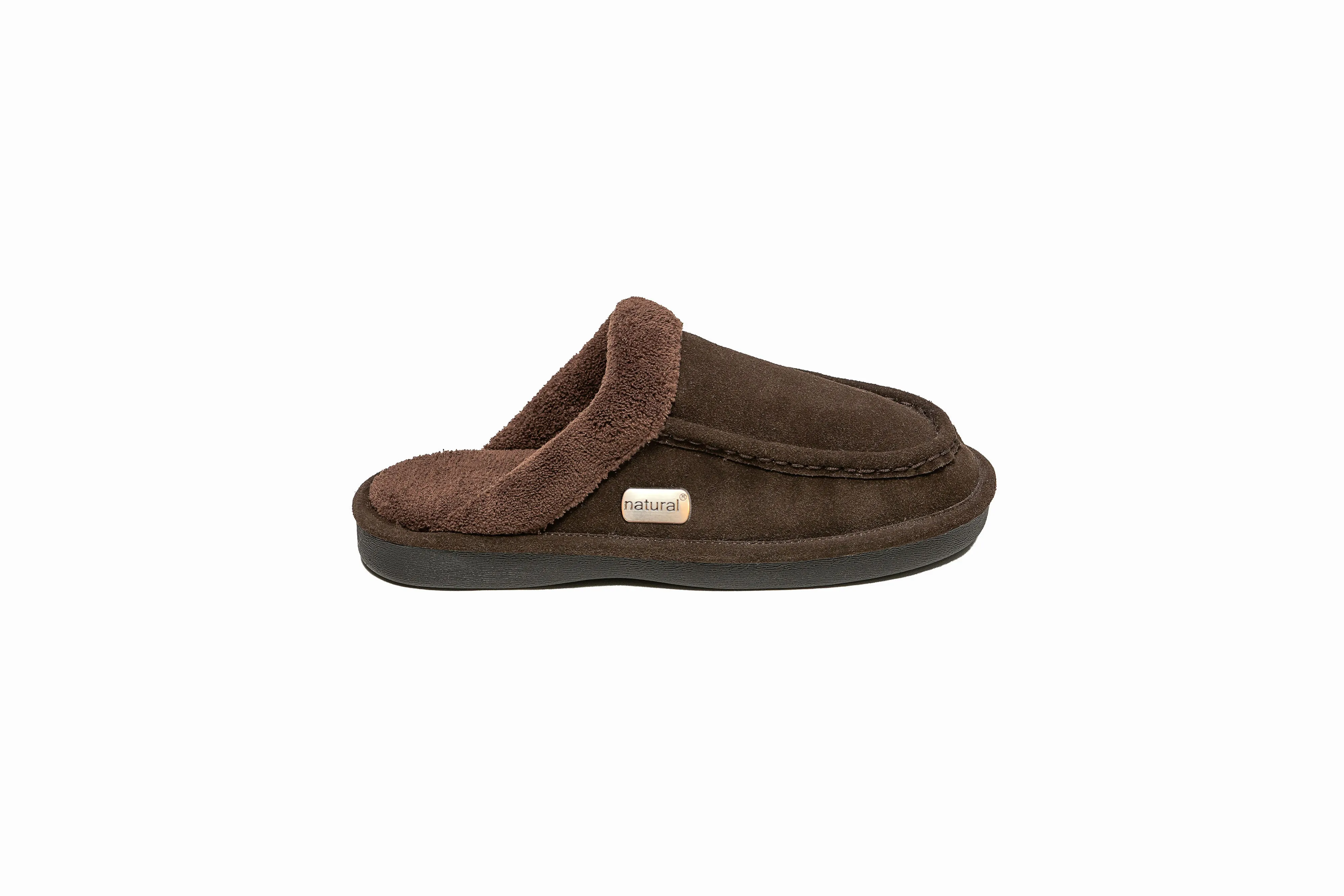 Natural Suede Men Slippers | 8