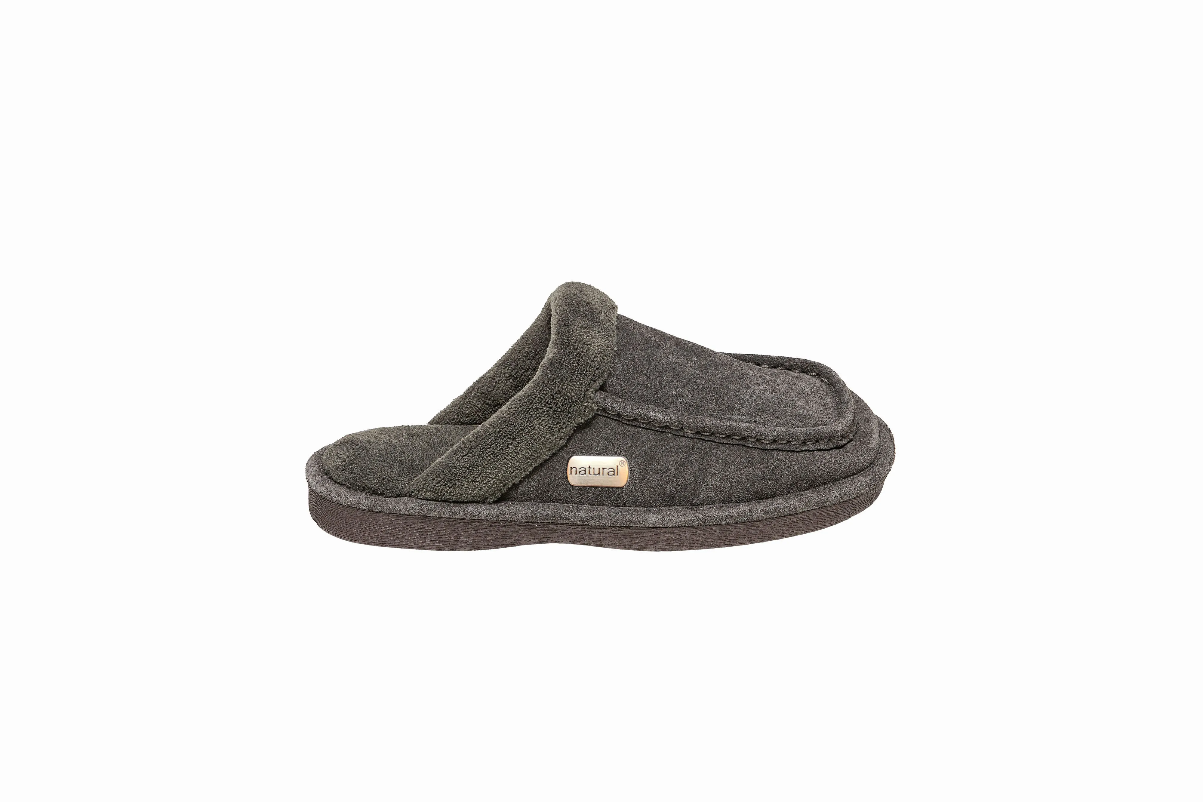 Natural Suede Men Slippers | 8