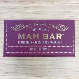 The Man Bar - Revitalizing Exotic Musk & Sandalwood