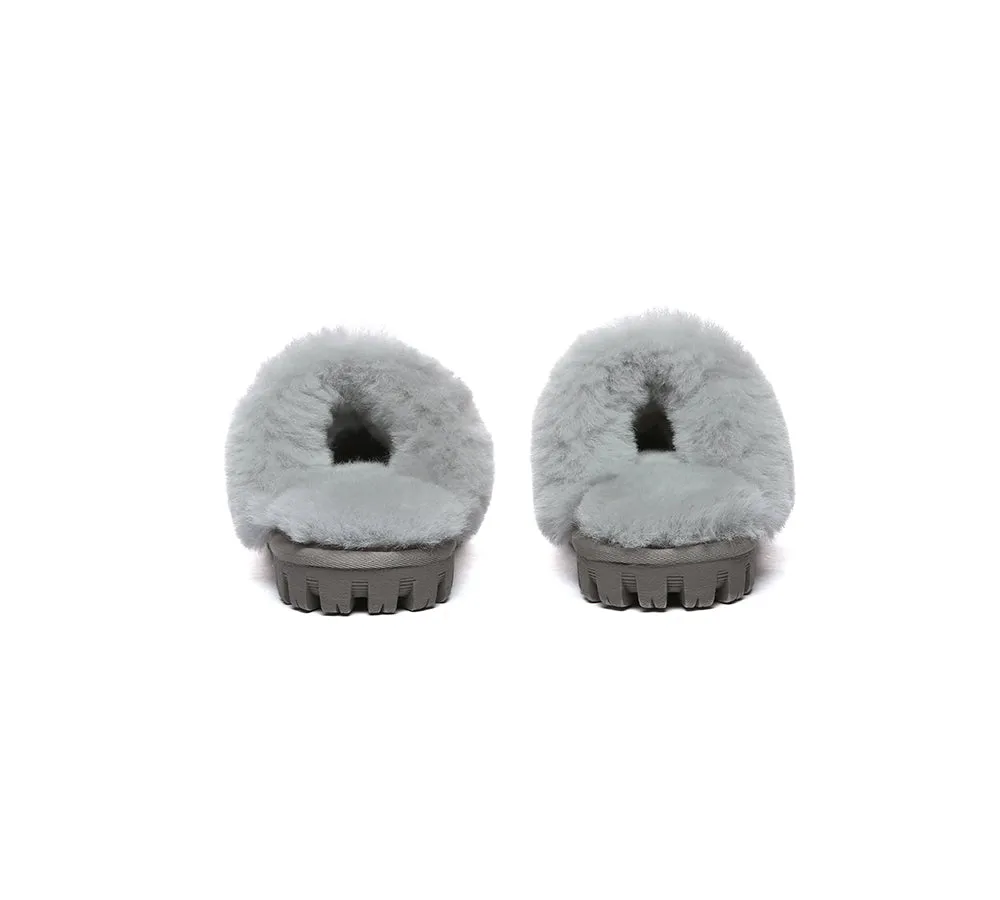 UGG Slippers Kids Sheepskin Wool Shirley