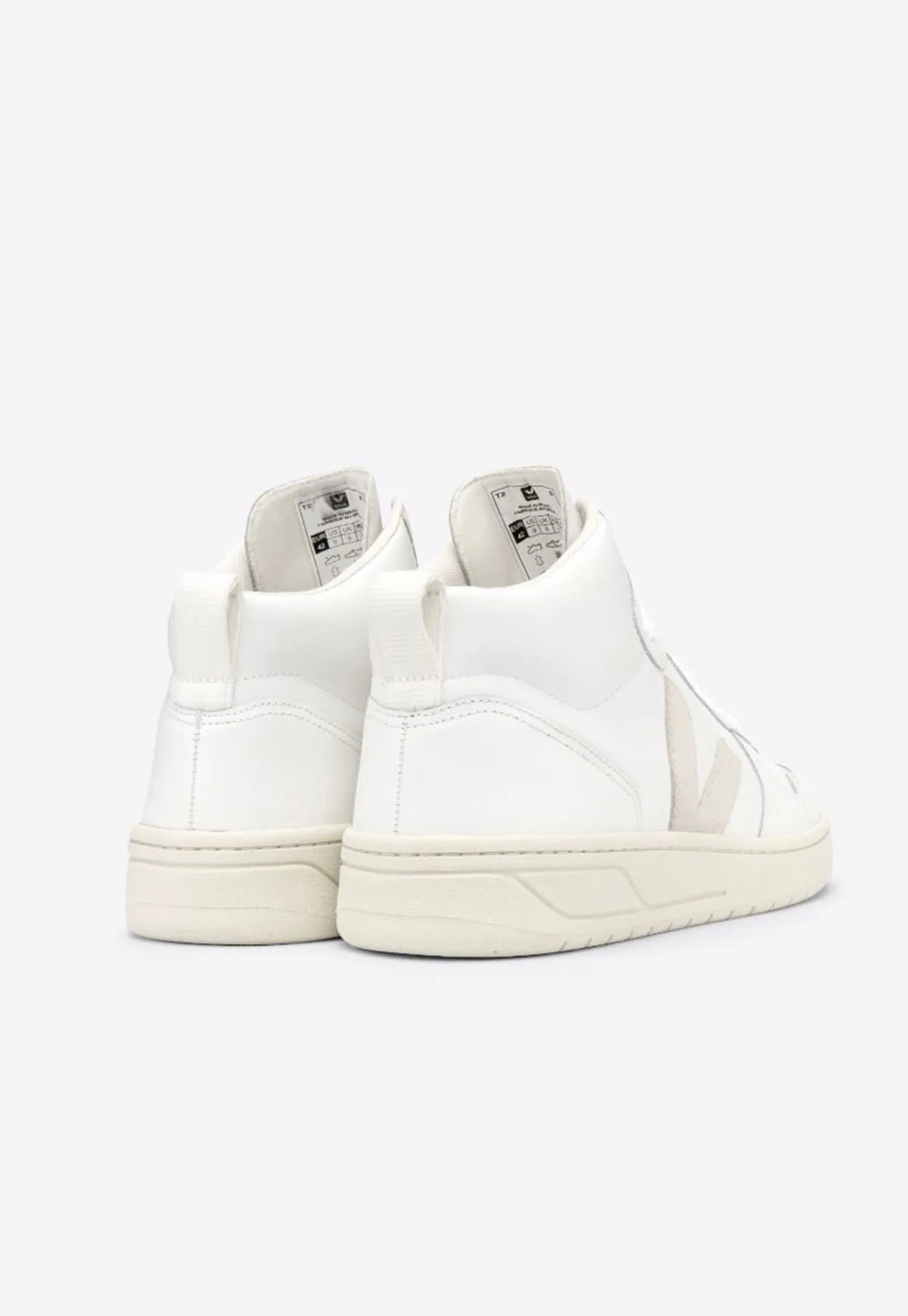 V-15 Leather - Extra White/Natural