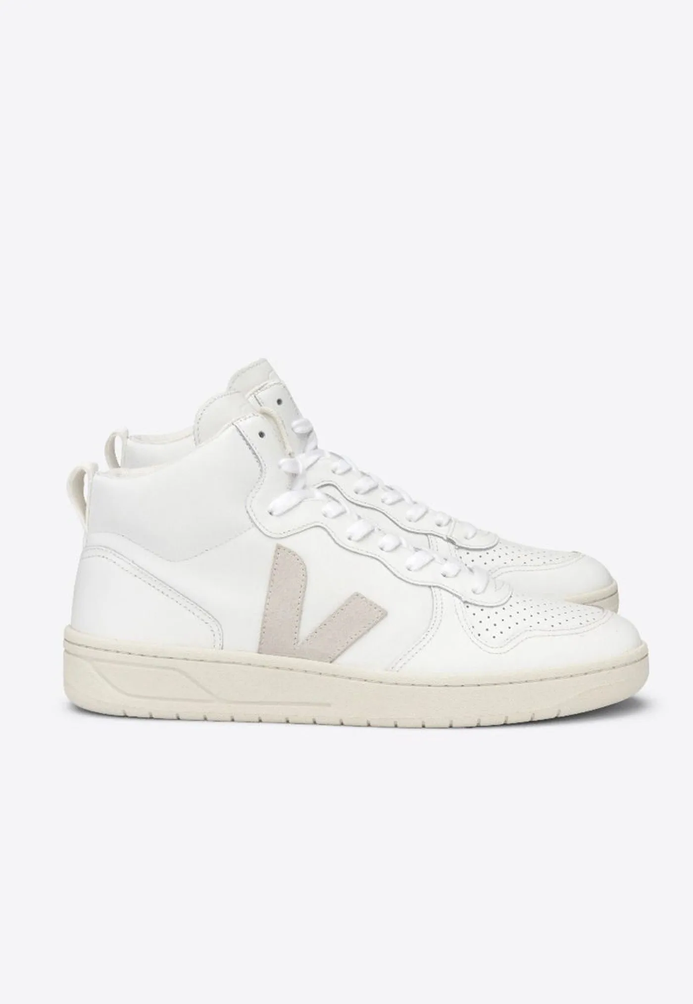 V-15 Leather - Extra White/Natural